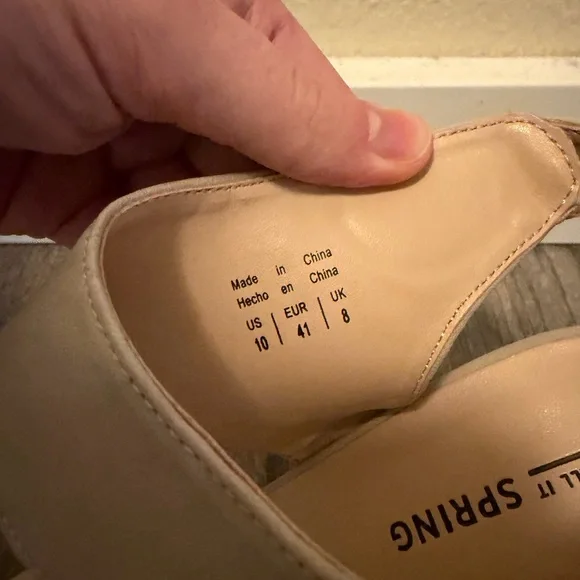 Women's Beige Heels - Picture 3 of 3